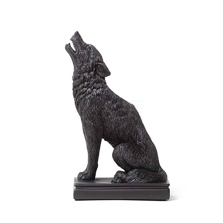 Resin Candle Holder WOLF-PW0001-78-1