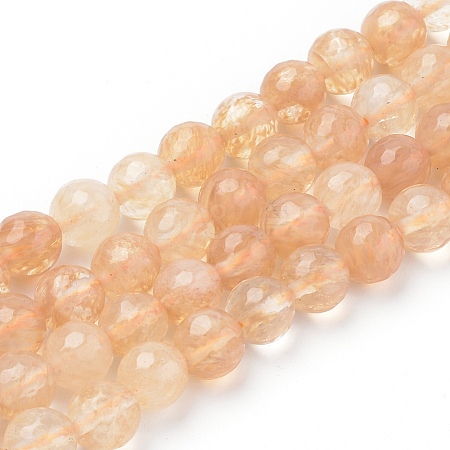 Watermelon Stone Glass Beads Strands G-Q462-116-6mm-1