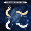 80Pcs 2 Colors Brass Charms KK-FH0003-73-2