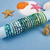 Handmade Polymer Clay Heishi Surfer Stretch Bracelets Set BJEW-SW00099-04-6