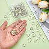 120Pcs 4 Styles Tibetan Style Alloy Bead Frame FIND-ME0002-39-3