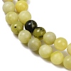 Natural Lemon Jade Beads Strands G-F591-27-8mm-3