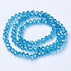 Electroplate Glass Beads Strands EGLA-A044-T8mm-A08-2