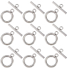 50Pcs 304 Stainless Steel Toggle Clasps STAS-BBC0007-49-1