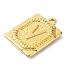 Ion Plating(IP) 304 Stainless Steel Pendants STAS-U033-01G-V-2