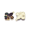 Carnival/Mardi Gras Theme Alloy Enamel & Glitter Powder Pendants LS-ENAM-T020-53D-RS-2