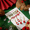 5 Pairs Christmas Theme Handmade Glass Seed Beads Dangle Earrings GX9594-2