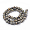 Natural Dalmatian Jasper Beads Strands X-G-S259-24-10mm-2