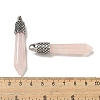 Natural Rose Quartz Pointed Big Pendants G-F766-02AS-05-3