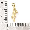 Brass Micro Pave Clear Cubic Zirconia Pendants KK-L225-017G-3