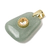 Natural Green Aventurine Pendants G-C282-03H-2
