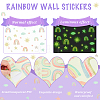 Waterproof PVC Luminous Wall Stickers DIY-WH0308-215-4