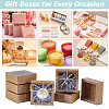 Kraft Paper Cardboard Gift Drawer Boxes CON-WH0085-129B-5