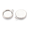 Tibetan Style Alloy Pendant Cabochon Settings PALLOY-N178-13AS-C-2