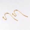 Brass Earring Hooks KK-K108-19G-1