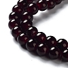 Imitation Jade Glass Beads Strands X-DGLA-S076-8mm-39-2