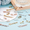 Craftdady 72pcs 6 Sets 6 Style Alloy Pendants FIND-CD0001-10-17