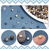  200Pcs 4 Colors Mini Alloy Shank Buttons BUTT-NB0001-58-4