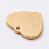 PVD Vacuum Plating 304 Stainless Steel Stamping Blank Tag Charms X-STAS-G215-12-G02-2