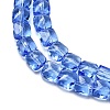 Transparent Glass Beads Strands X-GLAA-L050-A17-3