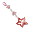 5Pcs Glass Beads and Alloy Star Snap Hair Clips PHAR-JH00124-5