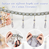12M Polyester Fringe Lace Trims SRIB-WH0026-26C-4