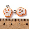 Halloween Theme Opaque Resin Pendants RESI-D075-01M-3