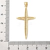 Brass Micro Micro Pave Clear Cubic Zirconia Pendants KK-A212-01M-G-3