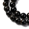 Dyed Natural Blue Tiger Iron Beads Strands G-G286-A03-10mm-4