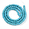 Synthetic Turquoise Beads Strands TURQ-S192-4mm-2-3