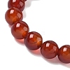 Natural Carnelian Stretch Bracelets B074-4A-3