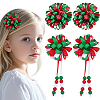 4Pcs Polyester Alligator Hair Clips OHAR-WR0001-05-1