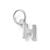 925 Sterling Silver Letter Charms LS-STER-C012-01S-H-1
