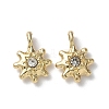 Alloy Rhinestone Pendants FIND-L024-05G-1