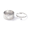 Alloy Adjustable Rings Set RJEW-D001-05P-1