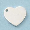 Blank 925 Sterling Silver Charms STER-C002-01S-1