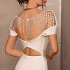 Alloy Crystal Rhinestone Mesh Shawl Body Chains WG69671-01-2