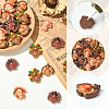 40Pcs 4 Styles Thanksgiving Resin Cabochons RESI-SC0036-39-3