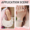 240Pcs 8 Styles Transparent Plastic Beads KY-BM0001-05-5