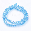 Electroplate Glass Beads Strands X-GR8MMY-20AB-3
