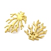 Ion Plating(IP) 304 Stainless Steel Tree Branch Stud Earrings EJEW-D281-09G-2