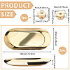 2Pcs Hexagon Brass Incense Burner Holder AJEW-ME0004-08-2