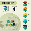 5Pcs 5 Colors Handmade Lampwork Beads LAMP-TA0002-15-4