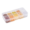 DIY 10 Grids ABS Plastic & Glass Seed Beads Jewelry Making Finding Beads Kits DIY-G119-01E-4