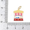 Amusement Park Brass Enamel Pendants KK-CBA7736-01G-3