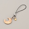Cute Cartoon Planet Alloy Enamel Mobile Straps Lanyards HJEW-WH0068-07E-2