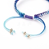 Adjustable Nylon Cord Braided Bracelet Making AJEW-JB00877-4