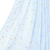 2M Star Pattern Polyester Gold Stamping Fabric AJEW-WH0061-035C-1