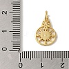 925 Sterling Silver Pave Clear Cubic Zirconia Compass Charms STER-K180-02G-3