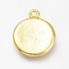 Brass Enamel Pendants KK-H103-01I-G-2